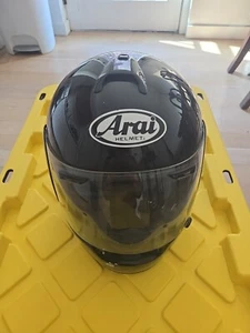 Arai Black Helmet/Vector Dot Snell Size Large - Picture 1 of 10