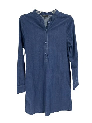 Universal Standard Denim Dress Long Sleeve Sz XXS (Size Womens 4) - Image 1 of 4