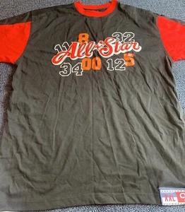 Men’s Cross Zone USA All-Star T Shirt Size XL Black Red White Stitched Thick - Picture 1 of 5