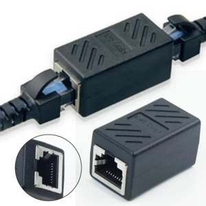 RJ45 Ethernet Kupplung Cat7 Cat6 Cat5e Cat5 Inline LAN Netzwerkkabel Adapter - Bild 1 von 6