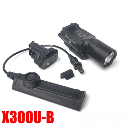 SOTAC X300U-B Weaponlight Rifle Hunting Flashlight / M300 Series Tail Switch - Image 1 of 4