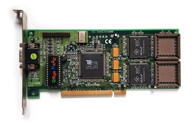 PCI VGA Card Tseng Labs ET6000 Vision Magic  2 MB MDRAM - image 1 of 4