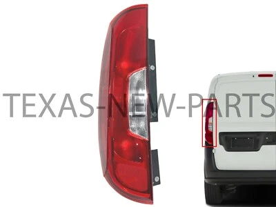 Fits 2015-2022 Ram Promaster City Tail Light Lamp Rear Left Driver Side Assembly - Image 1 of 4