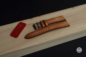 18 mm Cinturino artigianale pelle PULL-UP Handmade Vintage Leather Watch Strap - Picture 1 of 12
