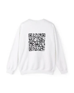 Viral Trump Dance YMCA QR Code Sweatshirt Trump Dance Prank Shirt Back Print - Picture 1 of 3