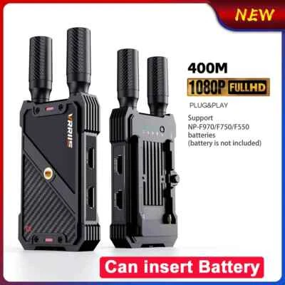 400M Wireless WiFi Video Transmission Transmitter Receiver Dual HDMI Extender - Image 1 of 4