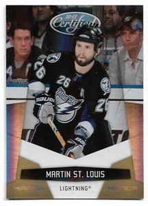 2010-11 Panini Certified Mirror Gold /25 #132 Martin St. Louis (Lightning)