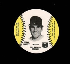 1978 Wiffle Ball Insert Discs STEVE GARVEY Los Angeles Dodgers 2 1/2" Dated 1976
