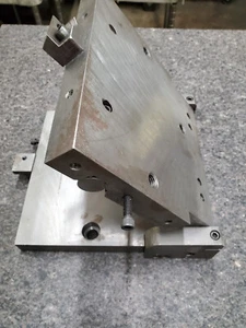 8 Zoll x 8 Zoll x 1 Zoll Sinusplatte Maschinist Setup Befestigung Werkzeug mit 360 Grad Drehfuß - Bild 1 von 8