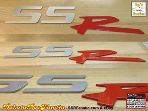 2003-2006 Chevrolet Chevy SSR - SSR Fanatic Doc's UNDER HOOD SSR LOGO LETTERS - Picture 1 of 9
