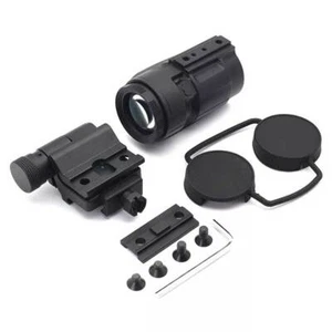 3X Magnifier Scope Flip to Side QD Absolute Co-Witness Lower Third Mount Hunting - Picture 1 of 11