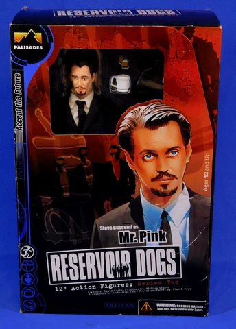 RESERVOIR DOGS MR. PINK STEVE BUSCEMI 12" FIGURE SERIES 2 PALISADES 2001 SEALED Cover