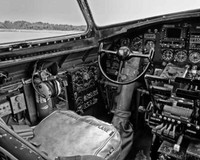 Boeing B17 Flying Fortress Captain's Seat Print WWII WW2 5 x 7
