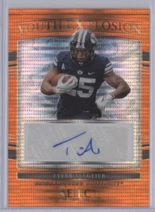 TYLER ALLGEIER 2022 Select Draft AUTO ORANGE PULSAR PRIZM RC 5/30 Panini - Picture 1 of 2