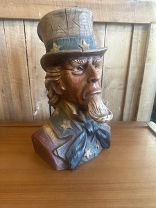 Uncle Sam Bust Mold Figurine By  Alfco NY - Picture 1 of 10