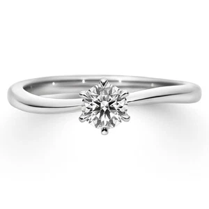 Women Engagement Ring 0.50 Ct IGI GIA Lab Grown Round Cut Diamond 14k White Gold - Picture 1 of 9