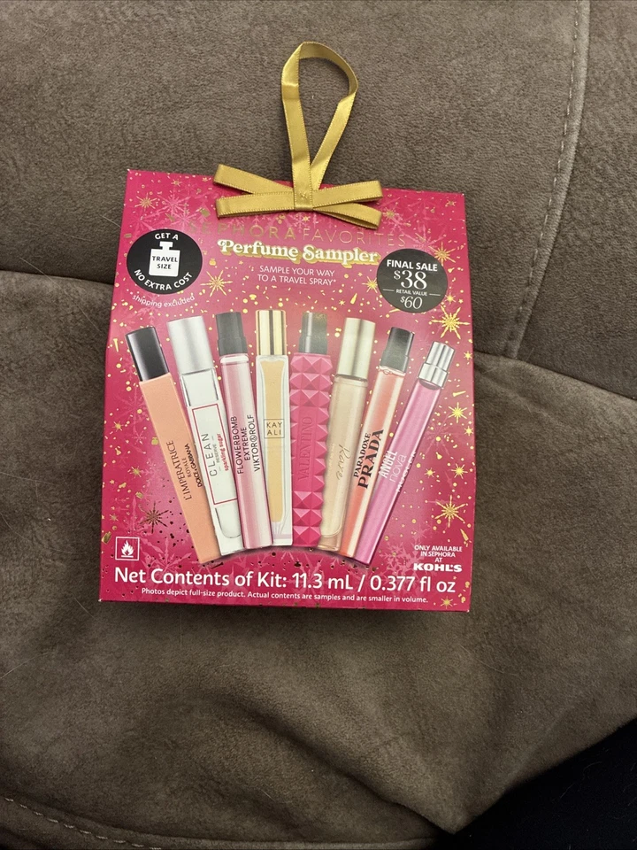 Muestreador de perfume Sephora Favorites 8 piezas con certificado nuevo en caja 💯Auténtico Foto 1 de 1