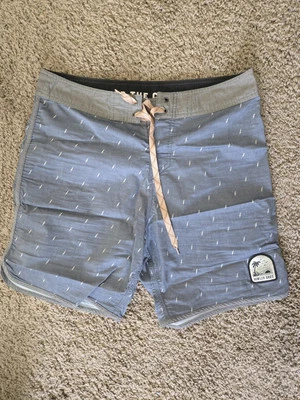 Howler Bros Board Shorts Mens 38 Swim Surf Heed The Call Drawstring Quick Dry - Image 1 of 4
