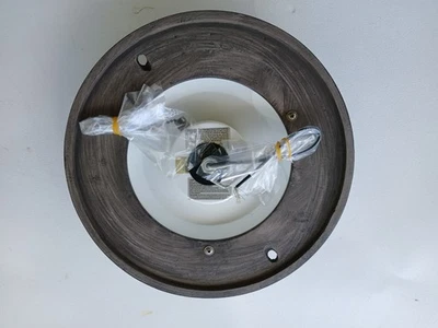 Harbor Breeze Tilghman 11-in 2 Light Flush mountBronze LED Ceiling Fan No Globe - Image 1 of 4