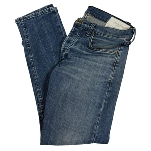 Pantalones de mezclilla Rag & Bone para hombre 29x30 calce 2 ajustados azules elásticos Y2K clásicos vintage - Imagen 1 de 20