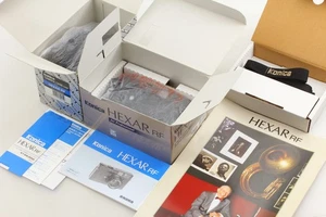 Tested [ Top MINT in Box  w/ Case ] Konica HEXAR RF 35mm Black Film Camera JAPAN - Picture 1 of 12