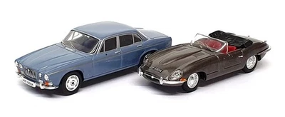 Vanguards 1/43 Scale JA1002 Past Times Jaguar Set XJ6 S1 & E-Type 3.8L Roadster - Image 1 of 4