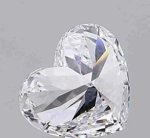 IGL Certified 2 Ct Heart Cut Lab Diamond | D Color VVS1 | CVD Loose Gem 5ARG - Picture 1 of 2