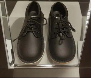 Boys NWB Lamour Leather Oxford Shoes Flats Black Little Kids 13 M - Picture 1 of 7