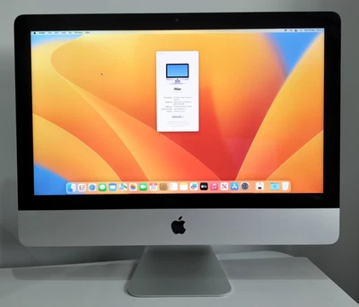 Apple iMac 2017, 21.5", 2.3 GHz i5 (I5-7360U) , 16GB RAM, 240GB SSD - Image 1 of 4