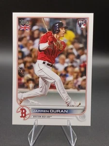 2022 Topps Edición Reino Unido #177 Jarren Duran Novato Medias Rojas de Boston - Imagen 1 de 2