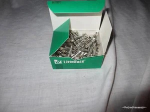 NEW Lot 100 LITTLEFUSE SB 4A 125V 5mm X 20MM Miniature Fuse H2239004 Slow Blow - Picture 1 of 1