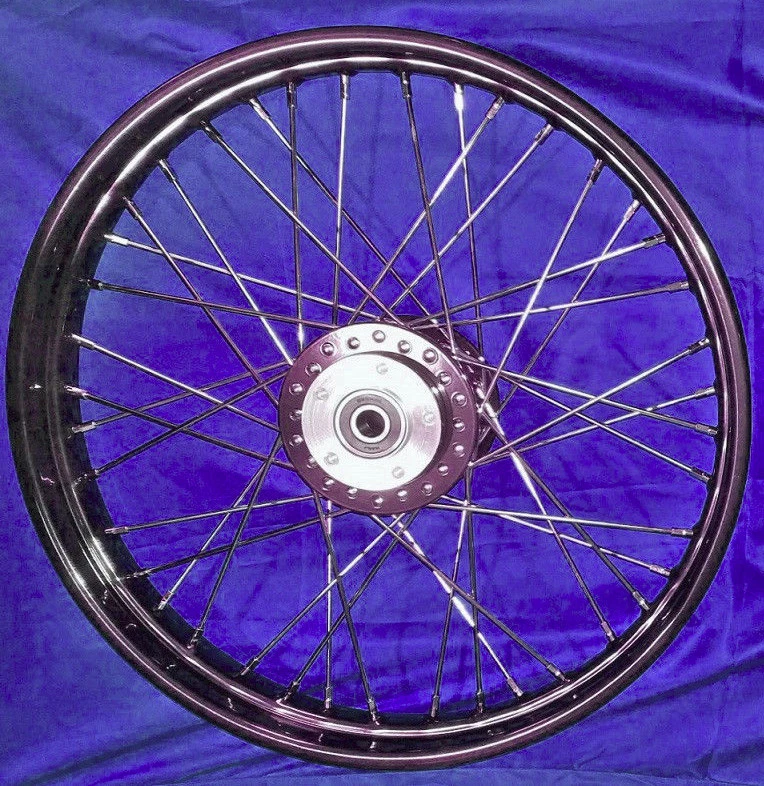 RUEDA DELANTERA NEGRA 21" HARLEY SOFTAIL 00-06 FXST FXSTC DYNA WIDE GLIDE 00-05 Foto 1 de 1