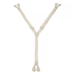 CHILDRENS/KIDS/BOYS/GIRLS PLAIN ADJUSTABLE TROUSER Y BRACES - Picture 1 of 27