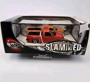 HOT WHEELS SLAMMED Lowrider Dubs Chevy Crew Cab Ford F-150 Set Limited 57282 NEW - Picture 1 of 5
