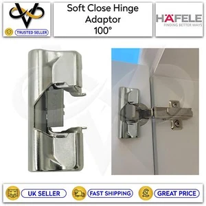 Adaptador de bisagra de cierre suave Hafele para bisagra de 100 ° Haga clic en Durable de alta calidad - Imagen 1 de 3