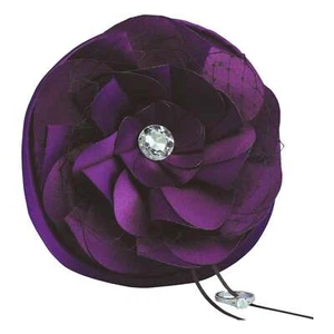 Paper Frenzy Eggplant Purple Wedding Ring Bearer Pillow, black - Picture 1 of 1