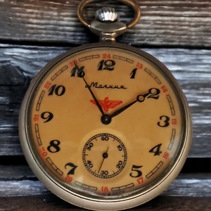 Pocket watch, Lightning, Molniya,Men's watch, USSR, Watch, vintage, 60 years old - Picture 1 of 13
