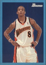 2009-10 Bowman '48 Blue Warriors Basketball Card #24 Monta Ellis /1948