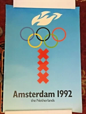 1992 Олимпийские игры Амстердам кандидат заявка плакат - Изображение 1 из 2