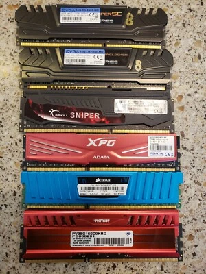 48 GB Bundle DDR3 Desktop Memory Non ECC (6  Modules) - Image 1 of 3