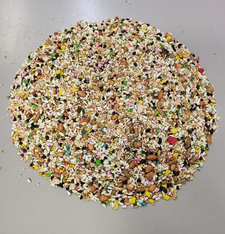 47 LBS ABBA 1200 SMALL HOOKBILL PARROT FOOD #50LB 1200