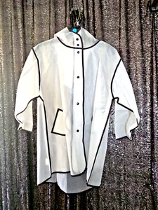 New Kids Size XXL Hooded Raincoat - 2 Front Pockets-vd3259 - Picture 1 of 8
