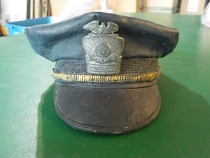 Cappello da poliziotto blu in resina fermacarte (CL 42) - Foto 1 di 4
