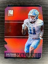 Josh Downs 2023 Panini Donruss Elite Red Status Die Cut 79/99 #29
