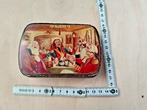 OLD TABAC WELTA TABAK smoking metal box tin rectangular home deco collectibles - Picture 1 of 10