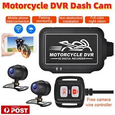Wifi Motorcycle DVR Dash Cam 1080P  Camera Waterproof Night Vision Recorder GPS