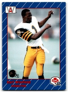 1991 All World CFL French Earl Winfield Hamilton Tiger-Cats #58