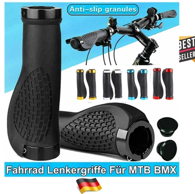 Fahrradgriffe Ergonomisch für Drehgriff Kurz Lang Lenker Griffe Fahrrad MTB NEU - Bild 1 von 4