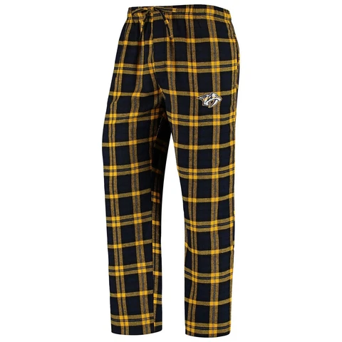 Nashville Predators Concepts Sport Parkway Flannel Lounge Pants Navy/Gold $35MSP Cover
