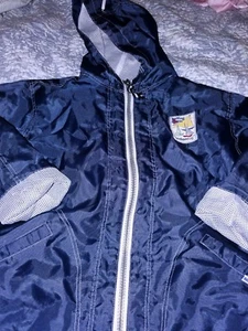 London Fog Kids Sz. 6x Blue Wind/ Boating Style Jacket. Classic, Cute - Picture 1 of 11